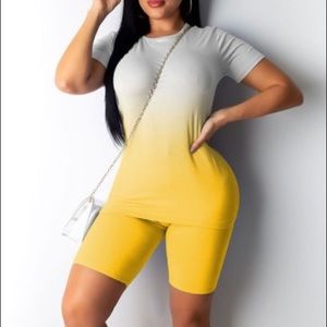 2piece Set with With Biker short